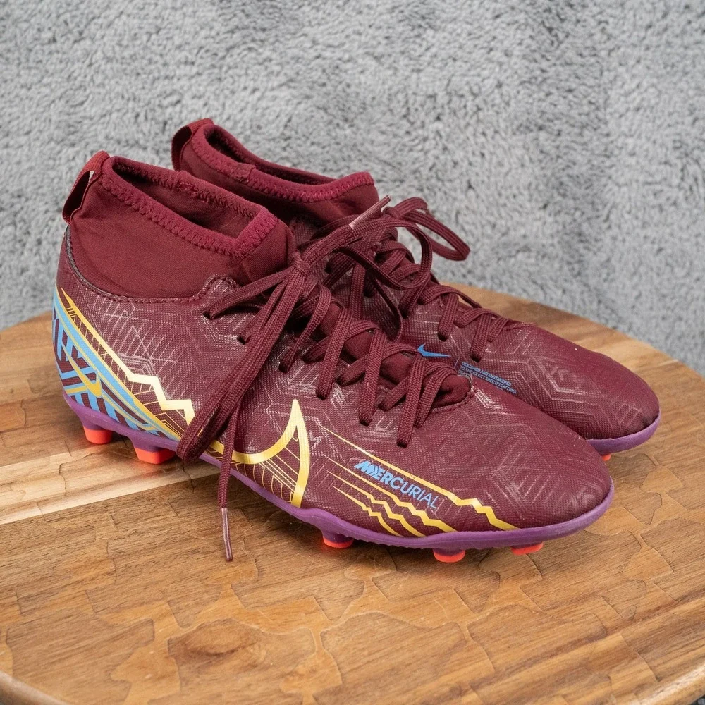 Nike Jr. Superfly 9 Club KM FG/MG Soccer Cleats Youth kid's SZ 5Y DO9789-694